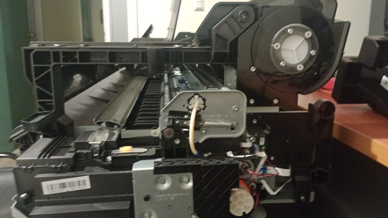 Proceso de reparación del plotter HP Designjet T520