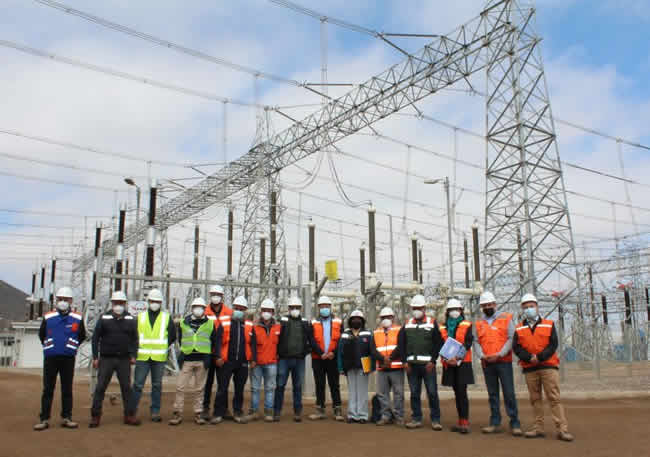 Visita a la subestación eléctrica Pan de Azúcar