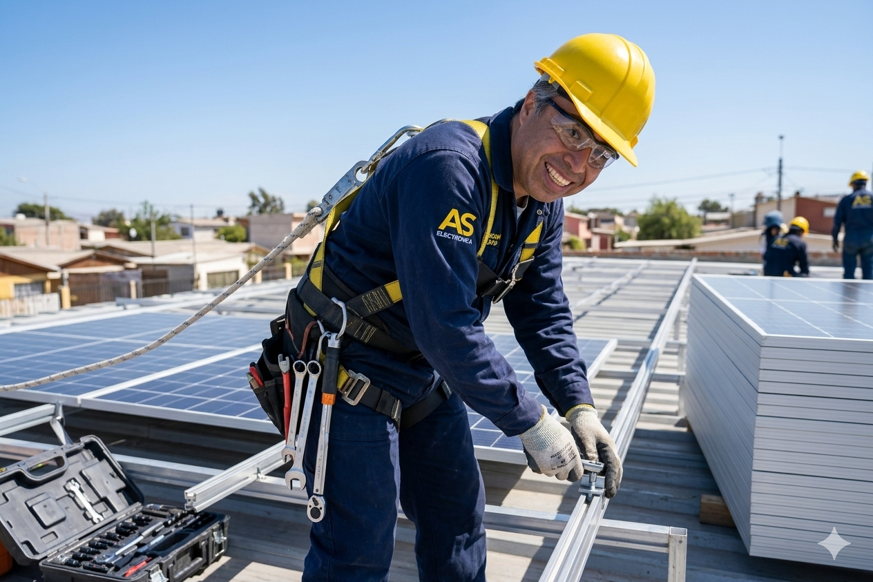 Trabajo de energía solar