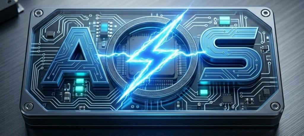 Logo AS Electrónica animado